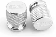 2PCS Motorcycle Accessories Wheel Tire Valve Stem Caps Cover New R1300GS ADV R1300 GS GS1300 2023 2024(Silver GS)