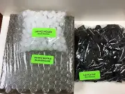 144 Bottles SWIRL 1/3 oz 10ml Clear Glass Roll on With BLACK Cap & Roller