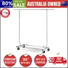 Clothes Rack Airer Rail Coat Stand Adjustable Hanger