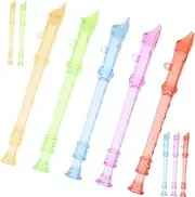 ifundom Mini Recorder Toy Kids Musical Instruments Plastic Flute for Children 6 Holes Musical Toys Random Color