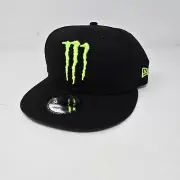Monster Energy Drink New Era 9Fifty Hat Black Green Mens Snapback Adjustable Cap