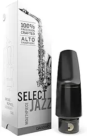 D'Addario Select Jazz Alto Saxophone Mouthpiece - D5M - Mouthpiece for Alto Sax