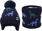 [DKDDSSS] Children's Beanie Hat, Hat Scarf Set, Scarf Hat Children, Hat and Scarf Children, Loop Scarf Set, Winter Hat Beanie Hat and Loop Scarf Set Children, 3-7 Years