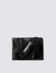 Hawes & Curtis Men's Black Leather Document Holder Size: One Size