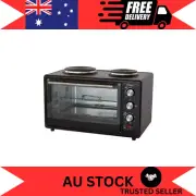 34L Convection Oven with Rotisserie – Benchtop Grill, Roaster & Hotplate Cooker