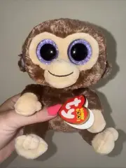 TY Beanie Boos 2015 NWT Coconut Plush Monkey