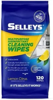 Multipurpose Disinfectant Cleaning Wipes 120Wipes (3 Packs)