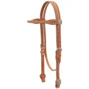 Weaver Leather Weaver Texas Star Hermann Oak Browband Headstall