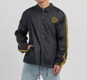 BRIXTON Men's CREST COACHES Jacket - Black - Large - NWT