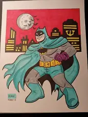 Batman The Caped Crusader Sketch