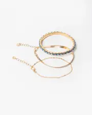 Blue Snake Chain Bracelet Pack