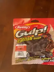 Berkley Gulp Catfish Dough Scented Fishing Bait 5 Oz Bloody Bloody 1133991