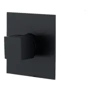 Dax Square Plate And Handle Kit For Model Dax-1050 - Matte Black Finish