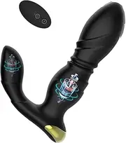 Anal Plug Sex Toys Vibrator Sexy Wearable Vibrators with Remote & App Panties Thrusting Stimulator Sex Toys For Women 9 Speed Vibration