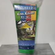 Coolaroo Kool PROTECT Portable Sun Shade Lime Green Triangle 9 f 10 in.