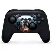 Nintendo Switch Pro Controller Skin Decal Vinyl Wrap - growling Bear head