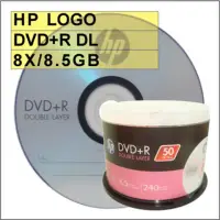 在飛比找momo購物網優惠-【HP 惠普】HP LOGO DVD+R DL 8X / 8