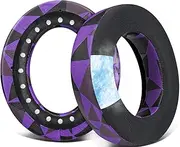 SOULWIT Cooling-Gel Earpads Cushions Replacement for Corsair HS75 XB HS70/Pro HS60/Pro HS50/Pro Gaming Headset/Headphones, Ear Pads with High-Density Noise Isolation Foam (Purple Black)