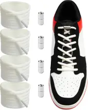 2 Pairs Elastic Shoe Laces, No Tie Shoelaces Adults, No Tie Shoe Laces for Kids,