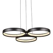 Cougar Olympus 3 Light LED Tri Colour Cluster Pendant Light Black