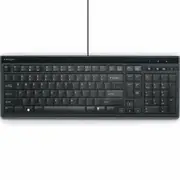 Kensington Advance Fit Full-Size Slim Keyboard Wired Black