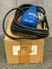 NEW BARNES 73612 MERCURY LEVEL FLOAT SWITCH, 'SUSPENDED' SIGNAL MOTOR CONTROL