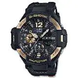 G-SHOCK CASIO 飛行錶款 雙顯男錶 黑金 溫度測量 數位羅盤 GA-1100-9GDR