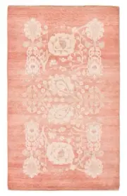 Traditional Hand-knotted Carpet 3'1" x 4'11" Wool Area Rug