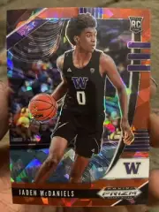 JADEN MCDANIELS 2020-21 Prizm Draft Picks RED ICE PRIZM Timberwolves mint!!!!