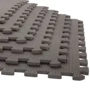 EVA Foam Mat Tiles 6-Pack - 24 SQ FT of Interlocking Padding for Garage, Play...