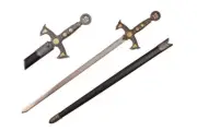 38" 12th Century Templar Knight Medieval Sword with Scabbard Sword New