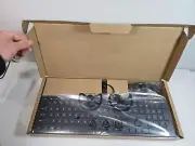 New HP TPC-COO3K Slim/Thin Black Wired USB Keyboard & Mouse for Desktop Computer
