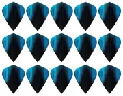 5 New Sets Harrows Sonic X Kite Dart Flights – Ships w/ Tracking - Aqua