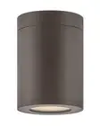Architectural Bronze LED Flush Mount from the Silo Collection