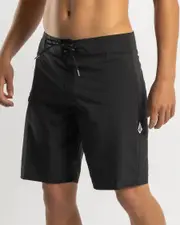 [Volcom] Volcom Men's Lido Solid Mod 20" Board Shorts in Black Size 40 40 Black