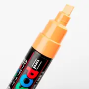 POSCA BOLD CHISEL TIP LIGHT ORANGE