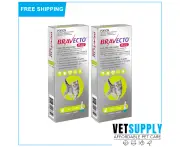 Bravecto Plus For Cats 1.2-2.8 Kg (Green) 2 Pipettes