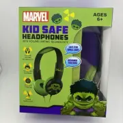 MARVEL The Hulk Kid Safe Headphones Volume Limiting Technology NEW