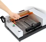 Heavy Duty Guillotine, Paper Cutter Electric Paper Cutter with Clear Cutting Guide Grids, for Cardstock Cards Leather, Office Home School, Cutting Thickness 40mm