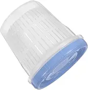 [MOLUCKFU] Transparent Kimchi Container with Strainer Insert Airtight Pickle Storage Jar for Vegetables Odor Jar for Sauerkraut Jalapenos