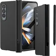 Case Cover for Galaxy Z Fold 4 Case,HMNXG Case with Built-in Screen Protector with S Pen Holder 360 Full Body Protective Cover for Samsung Galaxy Z Fold 4 5G Case 2022 (Black)