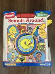 Vintage Sesame Street Sounds Around Talking Toy NEW Playskool 1988 Big Bird