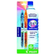 Pilot B2P Bottle Pen Gel Roller 0.7mm Fine Point 2/Pk Asst Office School Home