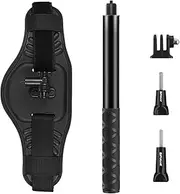 Generic Action Cameras Waist Strap Bracket Stand Selfie Stick for Outdoor Activities