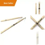 ProMark Classic Attack 5A Drum Sticks, Shira Kashi Oak, Oval Wood Tip, 16" Long,