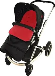 Footmuff/Cosy Toes Compatible with Phil & Teds Smart Buggy Pushchair Fire Red
