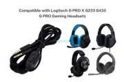 Replacement Audio Cable for Logitech GPRO X, G233, G433 (Alpha Gaming Cable)