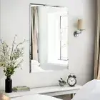 Frameless Decorative Wall Mirror HD sliver Mirrors Hangs Horizontally/Vertically