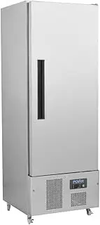 Polar G-Series Upright Slimline Freezer, 440 Liter Capacity, Silver