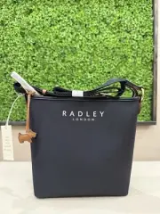 Radley London Addison Gardens Small Zip Top Crossbody Bag Black